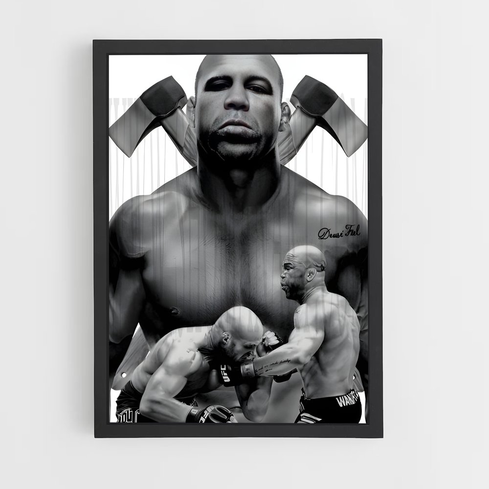 Poster Wanderlei de silva – affiche MMA (vue 2)